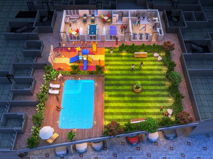 Master Plan, kricon-cloud-21 2 Bedroom 1005 Sq.Ft. Apartment In Panvel Sector 21 Navi Mumbai 9139259