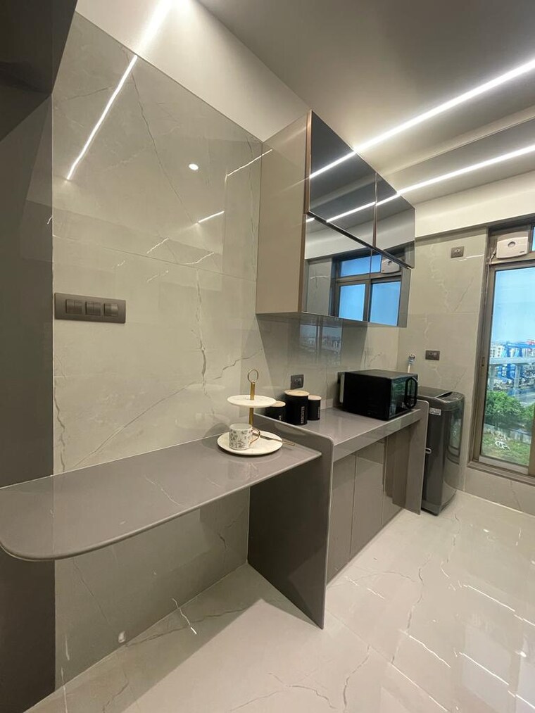 Kitchen, techno-vision-vivanta-marvel 1 Bedroom 450 Sq.Ft. Apartment In Mira Road Thane 9139332