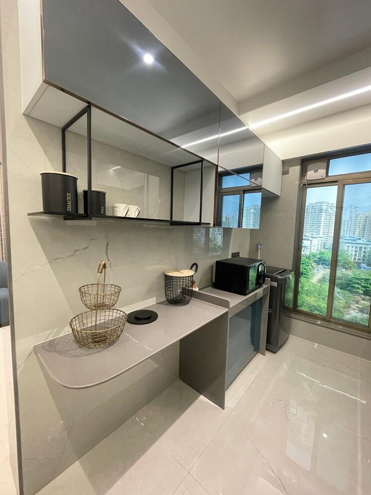 Kitchen, techno-vision-vivanta-marvel 1 Bedroom 450 Sq.Ft. Apartment In Mira Road Thane 9139332