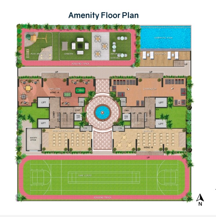 Master Plan, swaroop-grandeur 2 Bedroom 775 Sq.Ft. Apartment In Andheri West Mumbai 9139382