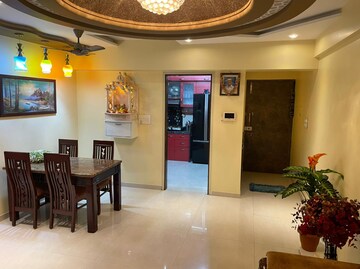 Living Room in 3 BHK Apartment at Rosa Bella, Ghodbunder Road – for Sale
