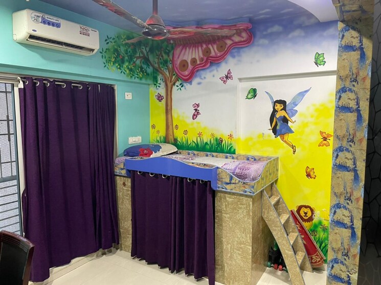 Bedroom, rosa-bella 3 Bedroom 950 Sq.Ft. Apartment In Ghodbunder Road Thane 9139423