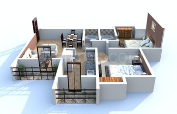 Floor Plan in 2 BHK Apartment at Balaji Avenue Apartment, Kamothe Sector 36 – for Sale