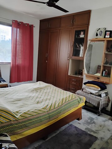 Bedroom in 3 BHK Apartment at Ideal Pristine Tower, Kasarvadavali – for Rent