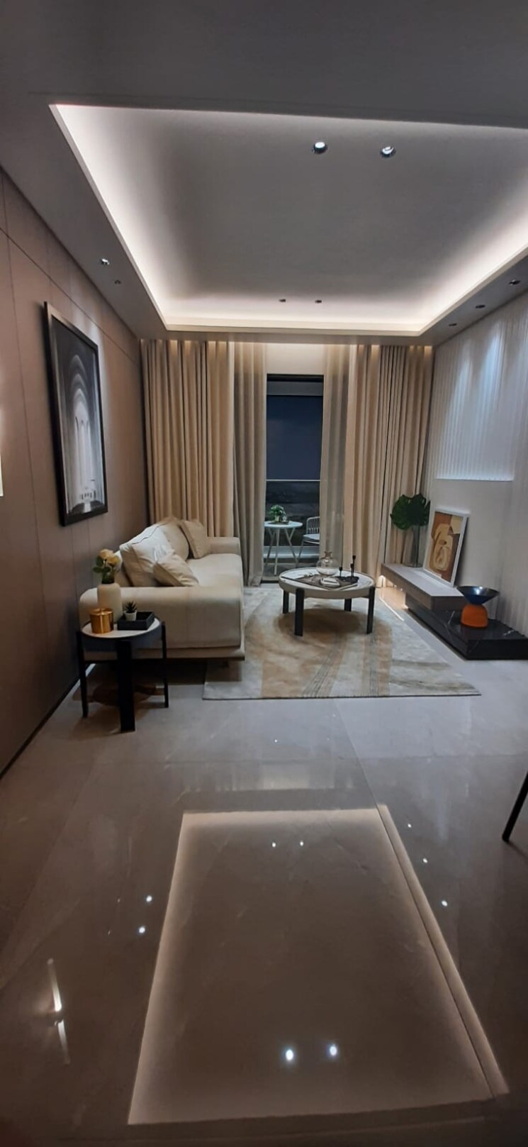 Living Room, dosti-eastern-bay-phase-1 3 Bedroom 1080 Sq.Ft. Apartment In Wadala Mumbai 9139579