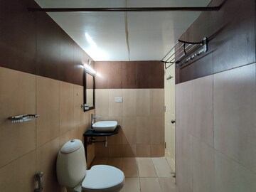 Bathroom in 3 BHK Apartment at Nitesh Columbus Square, Bellary Road – for Rent