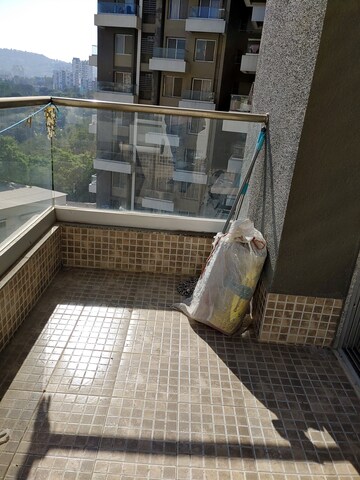 Balcony in 2 BHK Apartment at Axis Paradigm Whistling Meadows, Paud Road – for Rent