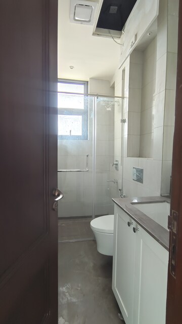 Bathroom in 3 BHK Apartment at Risland Sky Mansion, Chattarpur – for Rent