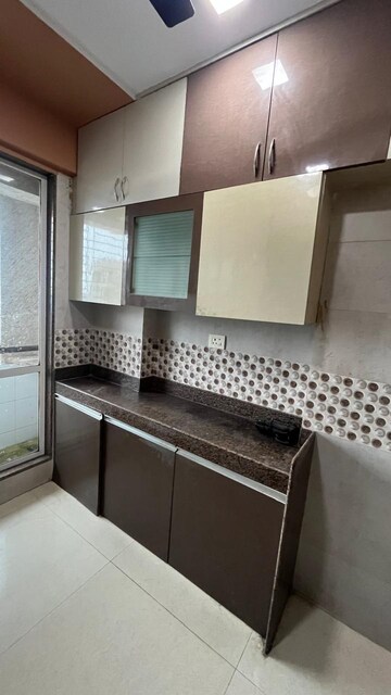 Kitchen in 2 BHK Apartment at Ajmera New Era, Kalyan West – for Rent