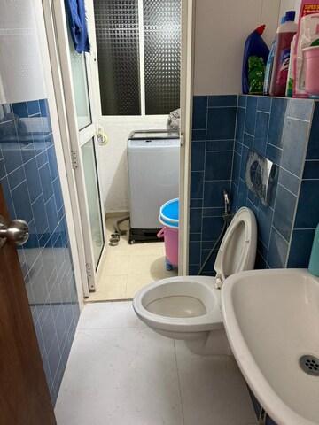 Bathroom in 1 BHK Apartment at Lodha Amara, Kolshet Road – for Rent