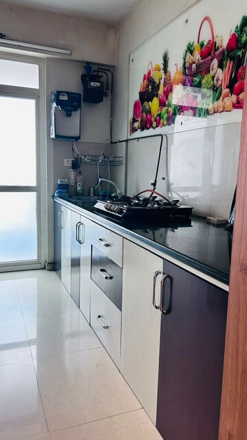 Kitchen in 1 BHK Apartment at Lodha Amara, Kolshet Road – for Rent