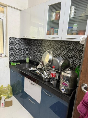 Kitchen in 1 BHK Apartment at Lodha Amara, Kolshet Road – for Rent