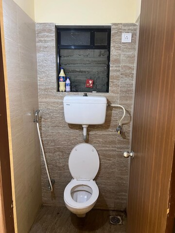 Bathroom in 1 BHK Apartment at Raunak City, Kalyan West – for Rent