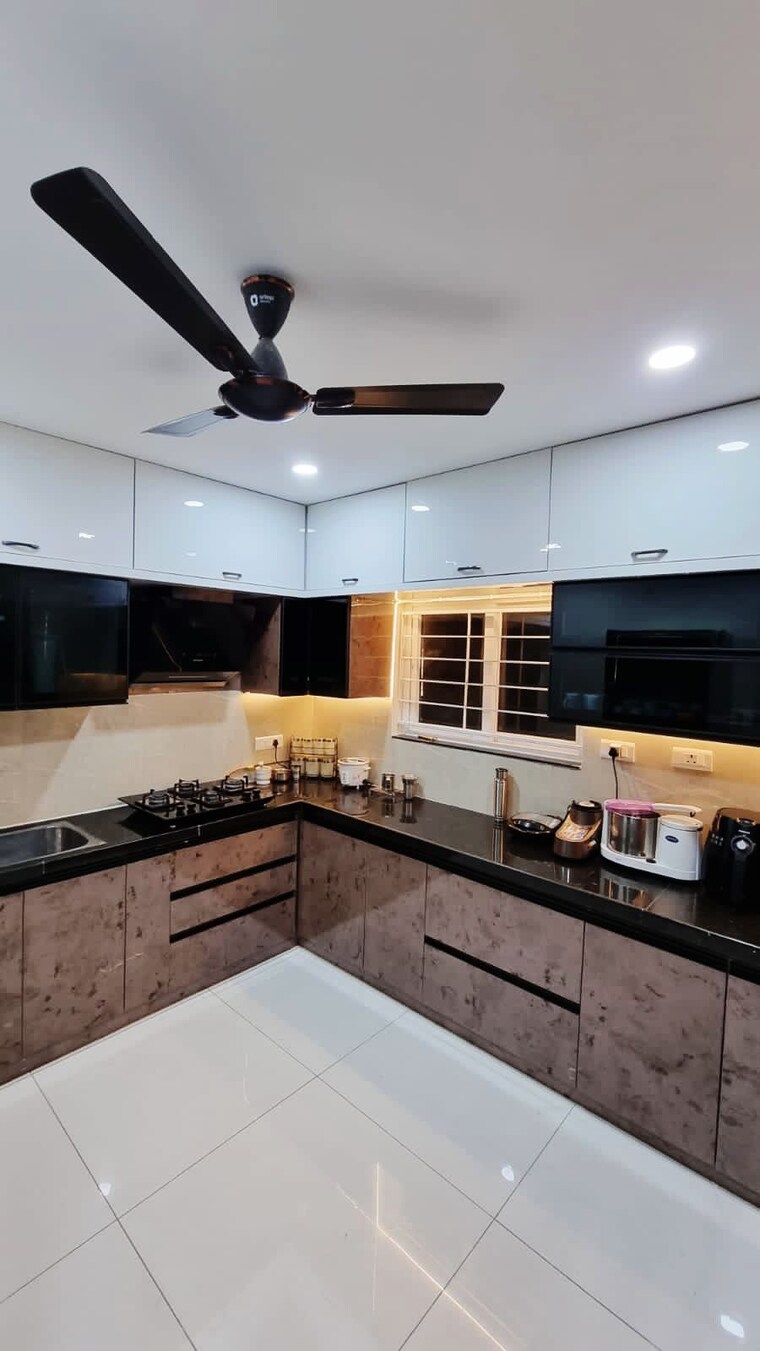 Kitchen, my-home-vihanga 3 Bedroom 1740 Sq.Ft. Apartment In Gachibowli Hyderabad 9139836