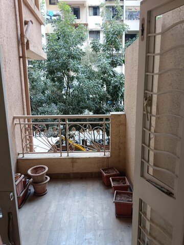 Balcony in 1 BHK Apartment at GK Royale Rahadki Greens, Rahatani – for Sale