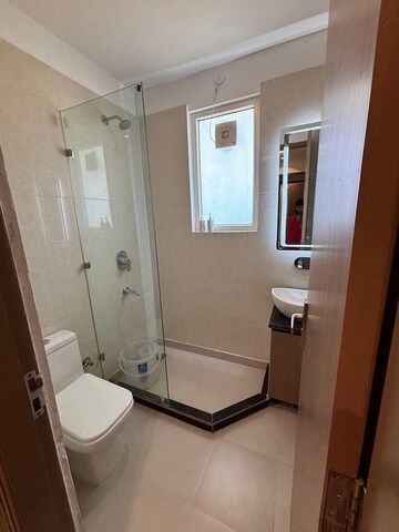 Bathroom in 1 BHK Builder Floor at Sector 55 – for Rent