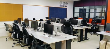 Team Area in  Office Space at Iscon Elegance, Prahlad Nagar – for Rent