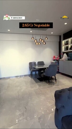 Living Room in 2 BHK Apartment at Sheth Irene, Malad West – for Sale