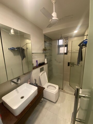 Attached Bathroom in 3 BHK Apartment at Boutique Residential Apartment, Greater Kailash I – for Rent