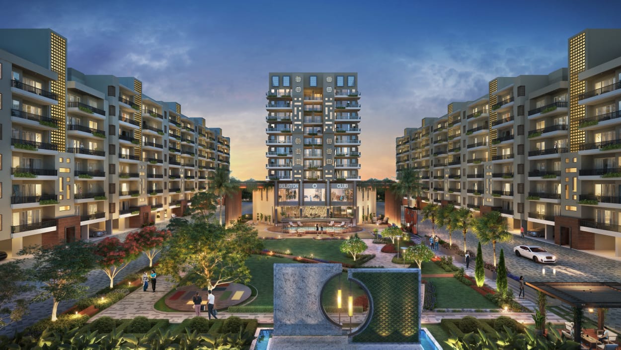 3 BHK + Pooja Room 1772 Sq.Ft. Apartment in GVT Beliston Avenue