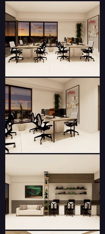 Team Area in  Office Space at Times Square Arcade, Thaltej – for Rent