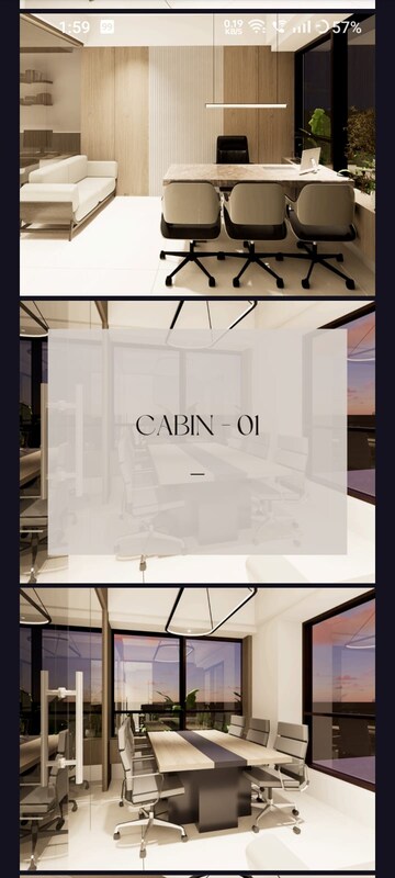 Staircase in  Office Space at Times Square Arcade, Thaltej – for Rent