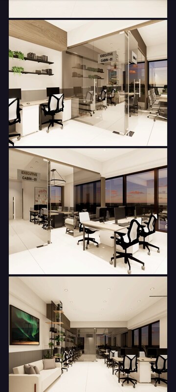 Team Area in  Office Space at Times Square Arcade, Thaltej – for Rent