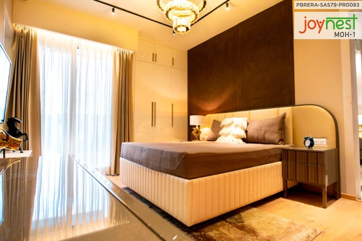 Bedroom, sushma-joynest-moh 3 Bedroom 1640 Sq.Ft. Apartment In Bir Chhat Chandigarh 9140243