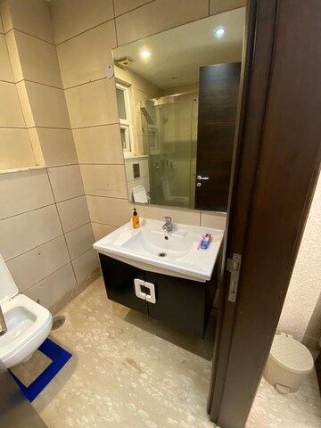 Attached Bathroom in 3 BHK Builder Floor at S 27 Luxury Homes, Greater Kailash I – for Rent