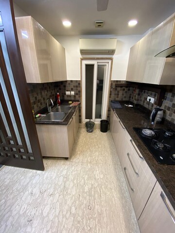 Kitchen in 3 BHK Builder Floor at S 27 Luxury Homes, Greater Kailash I – for Rent
