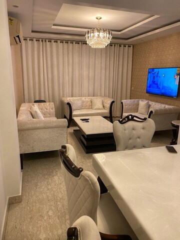 Living Room in 3 BHK Builder Floor at S 27 Luxury Homes, Greater Kailash I – for Rent