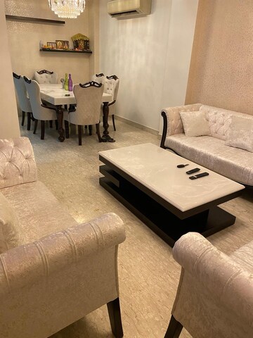 Living Room in 3 BHK Builder Floor at S 27 Luxury Homes, Greater Kailash I – for Rent
