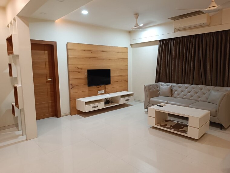 Living Room, sangath-posh 3 Bedroom 1400 Sq.Ft. Apartment In Chandkheda Ahmedabad 9140520