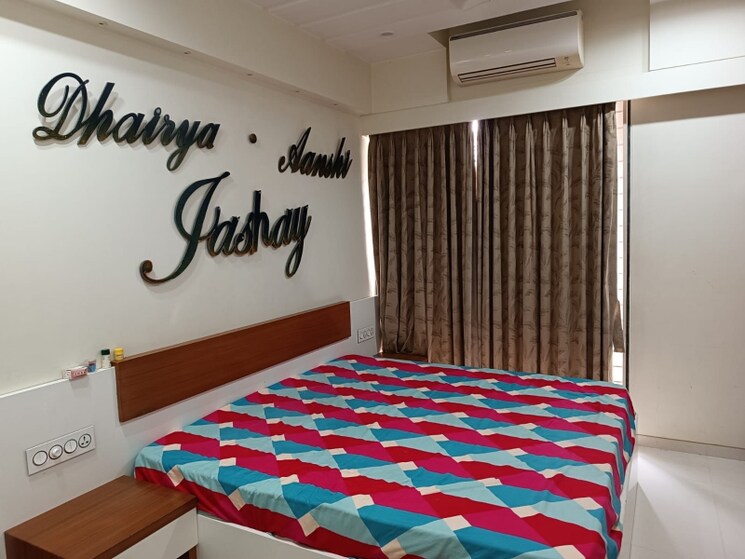 Bedroom, sangath-posh 3 Bedroom 1400 Sq.Ft. Apartment In Chandkheda Ahmedabad 9140520