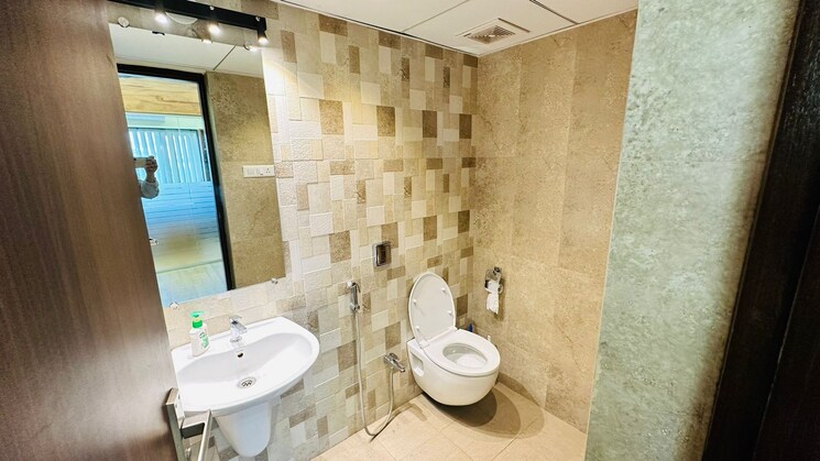 Bathroom, naiknavare-seasons-business-square Commercial Office Space 750 Sq.Ft. In Aundh Pune 9140580