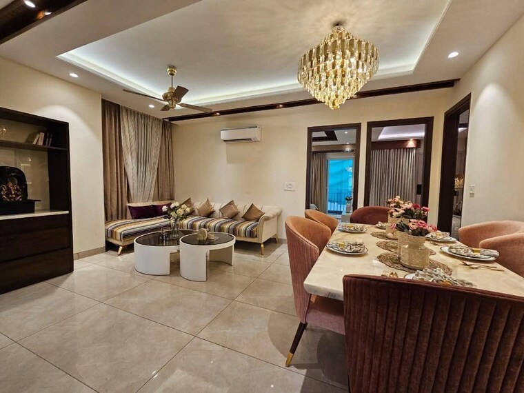 Living Room, dhakoli 3 Bedroom 1800 Sq.Ft. Apartment In Dhakoli Zirakpur 9140591