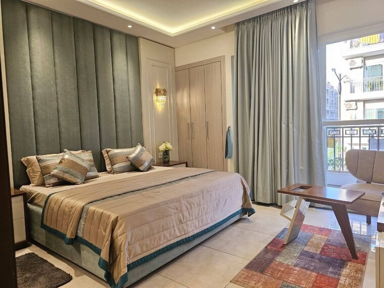Bedroom, dhakoli 3 Bedroom 1790 Sq.Ft. Apartment In Dhakoli Zirakpur 9140644