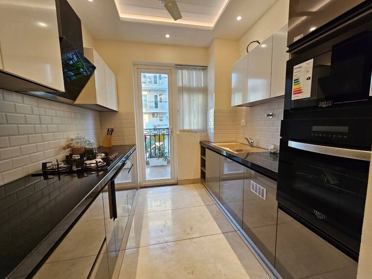 Kitchen, dhakoli 3 Bedroom 1790 Sq.Ft. Apartment In Dhakoli Zirakpur 9140644