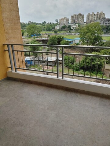 Balcony in 2 BHK Apartment at Blue 27th Avenue, Bavdhan – for Rent