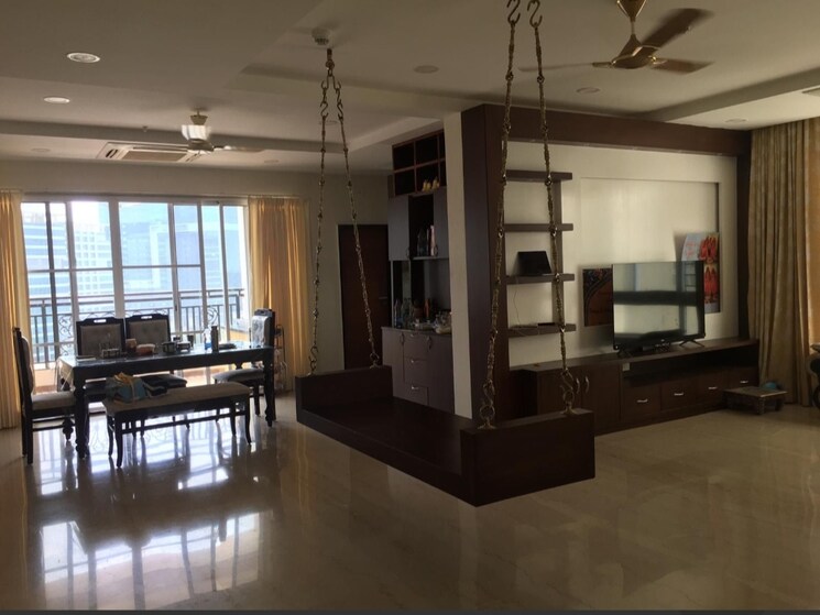 Living Room, my-home-bhooja 3 Bedroom 2595 Sq.Ft. Apartment In Hi Tech City Hyderabad 9141008