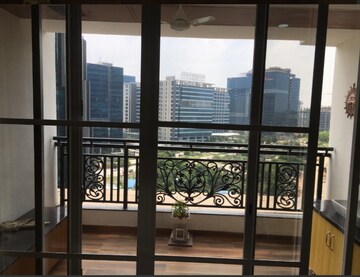 Balcony in 3 BHK Apartment at My Home Bhooja, Hi Tech City – for Rent