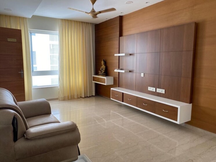 Living Room, my-home-bhooja 3 Bedroom 2595 Sq.Ft. Apartment In Hi Tech City Hyderabad 9141008