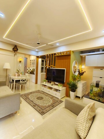 Living Room in 2.5 BHK Apartment at Garve Eastern River Residency, Pimple Saudagar – for Sale