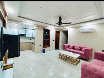 Living Room in 3 BHK Builder Floor at Vasant Kunj – for Rent