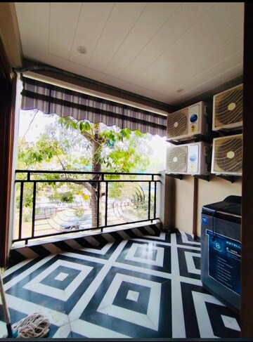 Balcony in 3 BHK Builder Floor at Vasant Kunj – for Rent