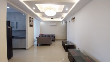 Living Room in 3 BHK Apartment at Golden Sand Apartments, Dhakoli – for Rent