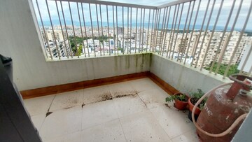 Balcony in 3 BHK Apartment at Golden Sand Apartments, Dhakoli – for Rent