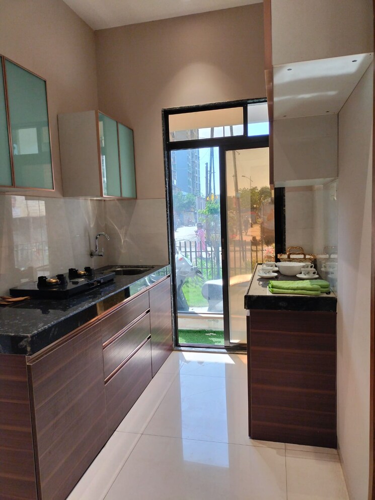 Kitchen, om-omkar-chs-naigaon 1 Bedroom 410 Sq.Ft. Builder Floor In Naigaon East Palghar 9141403