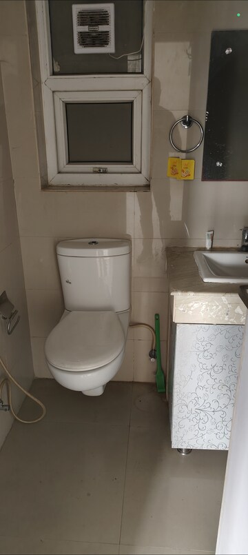 Bathroom in 2 BHK Apartment at Emaar The Palm Drive-Palm Studios, Sector 66 – for Rent