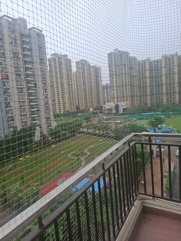 Balcony in 3 BHK Apartment at Amrapali Crystal Homes, Sector 76 – for Rent